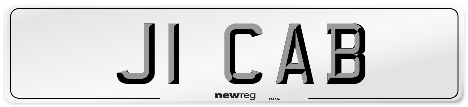 J1 CAB Number Plate from New Reg
